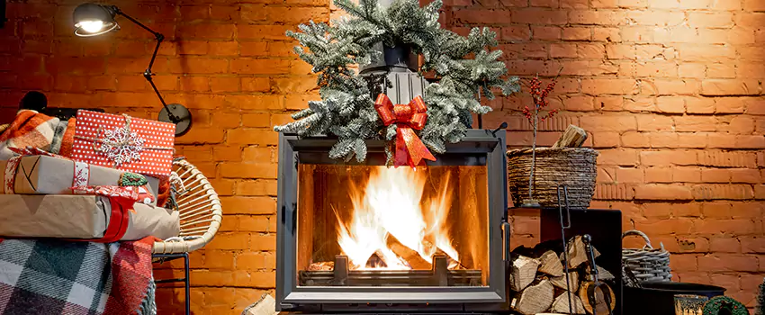 Travis Industries Linear Gas Fireplace Installation in Duncan, Oklahoma
