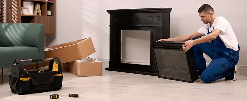 Old Rusted Metal Fireplace Repair And Replacement in Duncan, OK